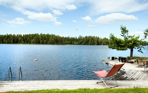 Viksjö Utsikten: L'Eau, Banque, Lac, Réservoir, Rive, Quai, Mobilier De Jardin, Loch, Du Son