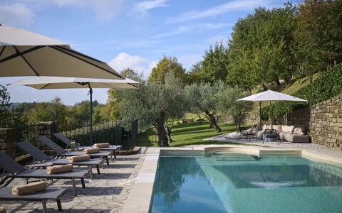 Stanzia Butori: Piscine, Mobilier De Jardin, Balancelle, Jardin, Aménagement Paysager, Ombre, Dalle, Conception, Eco Hôtel, Chaise