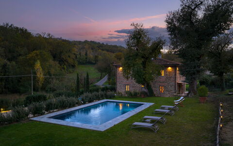 La Morella: Piscine, Biens, Arrière-Cour, Jardin, Recours, Chalet, Pelouse, Aménagement Paysager, Ferme, Hacienda