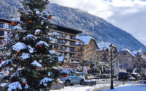 Saint Gervais 740: Appartement, Design Urbain, Balcon, Condominium, Chaise, Hôtel, Plante D'Appartement, Table Cuisine Et Salle A Manger