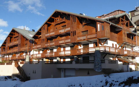 Balcons des Pistes C: Gelé, Neige, L'Hiver, Glacial Relief, Alpes, Balcon, Village De Montagne