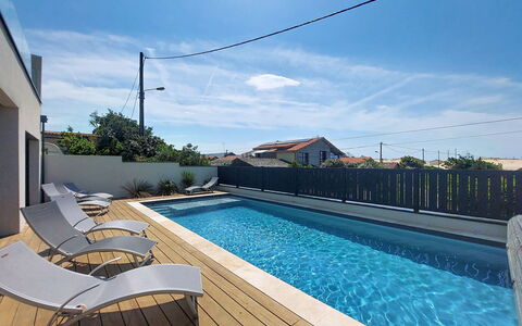 Villa Dune: Piscine, Bleu, Zone Résidentielle, Recours, Composite, Eco Hôtel, Ombre, Biens, Hôtel, Villa
