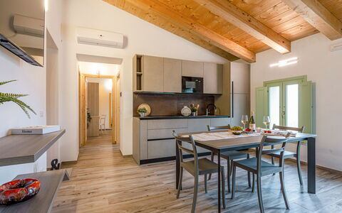 Villa Zena: Design Intérieur, Meubles, Bois, Sol, Plafond, Sol, Pièce, Domicile, Comptoir, Cuisine