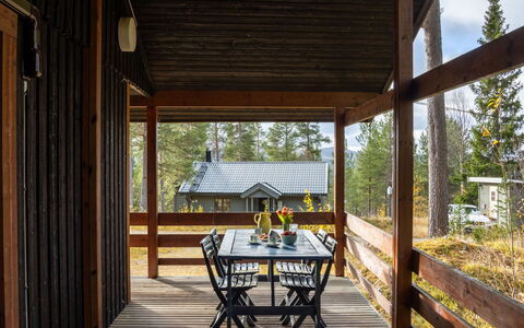 Lofsdalen Fjällnästet: Bois, Porche, Dur, Domicile, Chalet, Plafond, Plate-Forme, Tache De Bois, Planche, Ombre