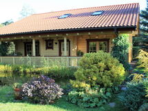 Gemütliches Blockhaus in Waldrandlage mit Sauna
