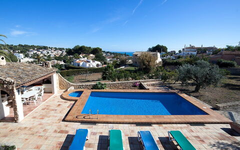 Els Pins: Piscine, Propriété, Maison, Ciel, Vacances, Bâtiment, Loisir, Immobilier, Architecture, Biens