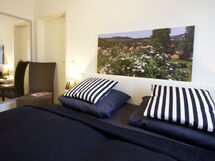 Helle und Moderne Ferienwohnung mit Terrasse