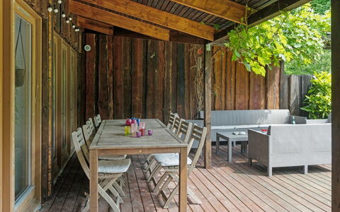 Mirija - 350M from the Sea: Bois, Domicile, Porche, Plate-Forme, Dur, Toit, Tache De Bois, Parquet, Eco Hôtel