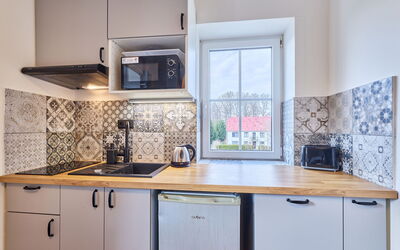 Růžová 1 101.1: Cuisine, Design Intérieur, Sol, Comptoir, Appareil De Cuisine, Principaux Appliance, Luminaire Plomberie, Sol, Robinet, Pièce