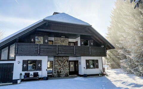 Sankt Margarethen im Lungau 11: Neige, L'Hiver, Maison, Chalet, Domicile, Toit, Gelé, Pente, Mélèze, Calotte Glaciaire