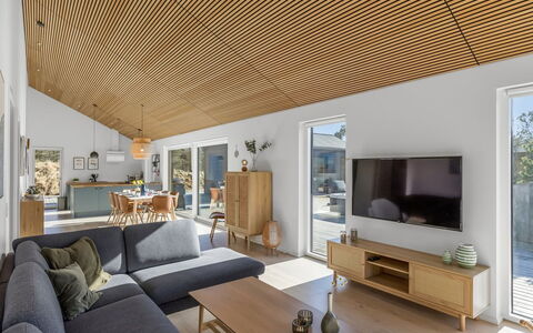Gudrid - 400M from the Sea: Design Intérieur, Bois, Plafond, Sol, Meubles, Sol, Parquet, Canapé, Salon, Table