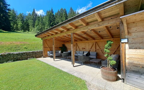 Auffach 645: Bois, Chalet, Dur, Planche, Ombre, Mélèze, Cabane En Rondins, Jardin, Aménagement Paysager, Tache De Bois