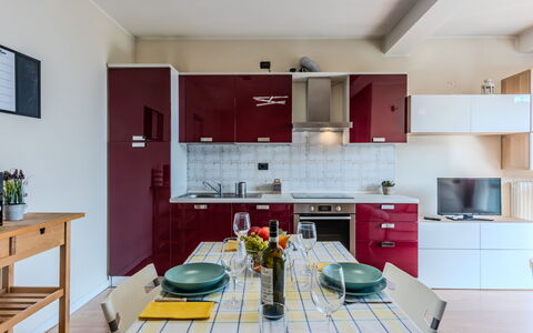 Sant'Anna: Appareil De Cuisine, Cuisine, Design Intérieur, Sol, Cabinetry, Meubles, Principaux Appliance, Plafond, Bois, Comptoir
