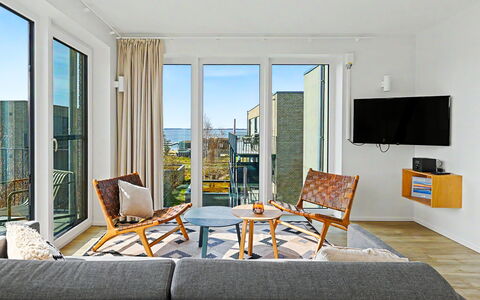 Penthouse Dümmerblick (619): Appartement, Meubles, Chaise, Parquet, Balcon, Dur, Table Cuisine Et Salle A Manger, Tache De Bois, Eco Hôtel, Plante D'Appartement