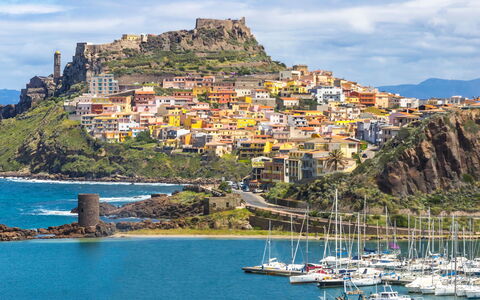 Castelsardo 632: L'Eau, Plan D'Eau, Côte, Mer, Cotiers Et Relief Océaniques, Océan, Promontoire, Promontoire, Attraction Touristique