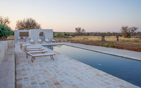Terracorte Villa: Composite, Piscine, Réflexion, Miroir D'Eau, Caractéristique De L'Eau, Mobilier De Jardin