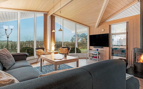 Garth - 50M from the Sea: Bois, Plafond, Design Intérieur, Domicile, Sol, Salon, Chalet, Dur, Pièce