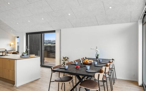 Damiana - 1.1Km from the Sea: Plafond, Sol, Cuisine, Luminaire, Dur, Conception, Parquet, Électroménager, Planche, Tache De Bois