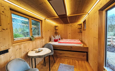 Tiny House Cottage Herbert: Bois, Tache De Bois, Plafond, Dur, Lumber, Planche, Cabane En Rondins, Vernis, Contre-Plaqué