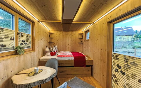 Tiny House Cottage Herbert: Bois, Sol, Design Intérieur, Sol, Plafond, Tache De Bois, Dur, Lumber, Planche, Vernis