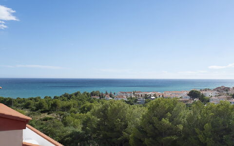 Terraza Azul - Penthouse with Sea View: Horizon, Mer, Côte, Cotiers Et Relief Océaniques, Océan, Plage, Tropiques, Baie, Ville Resort, Caraïbes