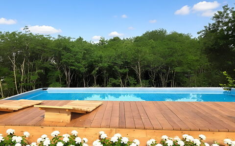 Villa Dolce Bosco with Pool, Valdobbiadene: Bois, Piscine, Ombre, Jardin, Eco Hôtel, Dur, Loisir, Aménagement Paysager, Tache De Bois, Plate-Forme