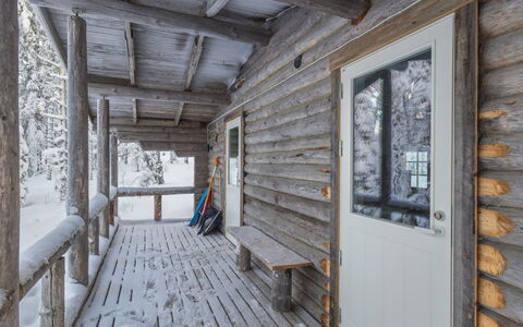 Katajamäki: Bois, L'Hiver, Neige, Domicile, Chalet, Gelé, Siding, Cabane En Rondins, La Glace