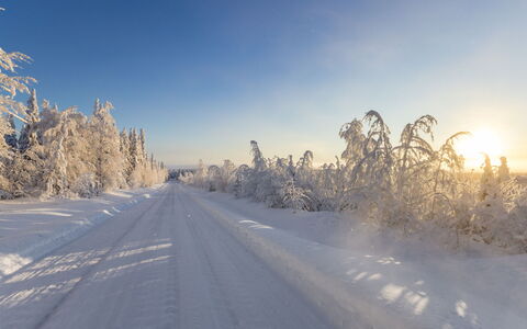 Katajamäki: Bois, L'Hiver, Neige, Domicile, Chalet, Gelé, Siding, Cabane En Rondins, La Glace