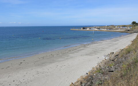 Maison de Kergoff: Bleu, L'Eau, Plan D'Eau, Environnement Naturel, Plage, Côte, Cotiers Et Relief Océaniques, Rive, Horizon
