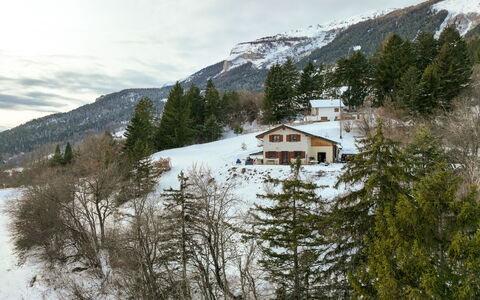 Mayens du Rudet: Arbre, Neige, Maison, L'Hiver, Domicile, Paysage, Chalet, Gelé, Chaîne De Montagnes, Station De Montagne
