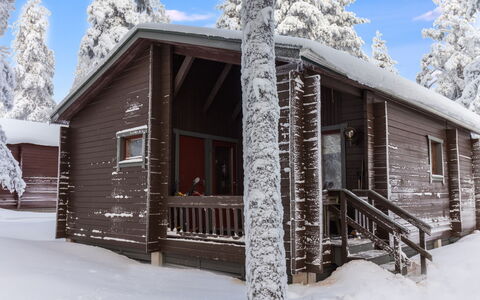Kelokaltiokylä Mökki 58: Neige, Bois, L'Hiver, Chalet, Maison, Gelé, Domicile, Cabane En Rondins, Mélèze, Pente