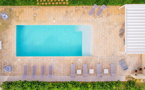 Masseria Ficalindia: Piscine, Mobilier De Jardin, Recours, Composite, Loisir, Eco Hôtel, Ombre, Jardin, Chaise, Arrière-Cour