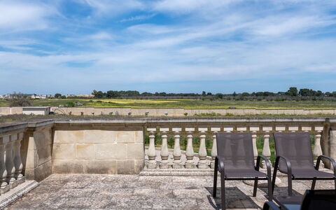 Masseria Ficalindia: Ciel, Balustre, Meteorologique Phénomène, Balcon