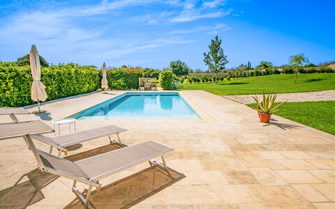 Masseria Ficalindia: Piscine, Mobilier De Jardin, Dalle, Recours, Composite, Jardin, Ombre, Aménagement Paysager, Tuile, Eco Hôtel