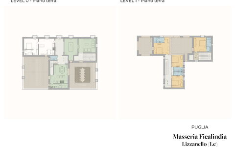 Masseria Ficalindia: Conception, Salon