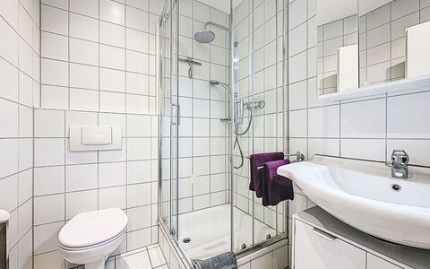 Lechbruck am See 110: Design Intérieur, Appartement, Luminaire Plomberie, Plomberie, Salle De Bains, Douche, Évier, Robinet, Hôtel