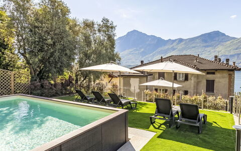 Domaso 703: Piscine, Recours, Domicile, Chaîne De Montagnes, Eco Hôtel, Thermes, Biens, Vallée, Villa, Mobilier De Jardin