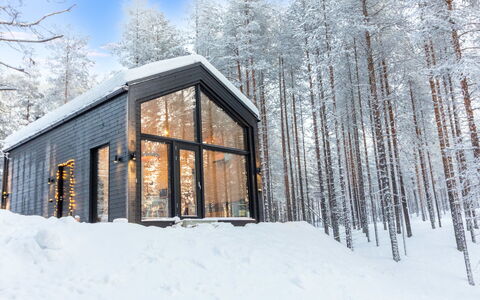 Soutaja Lodge: Neige, L'Hiver, Bois, Chalet, Domicile, Gelé, Toit, Cabane En Rondins, Brindille, Gel