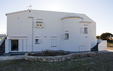 Sa Blanca: Ombre, Appartement, Balcon, Aménagement Paysager, Cour, Mobilier De Jardin, Villa