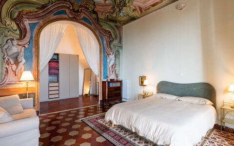 Casa Dea Diana: Design Intérieur, Meubles, Sol, Sol, Chambre, Lit, Drap De Lit, Literie, Pièce, Plafond