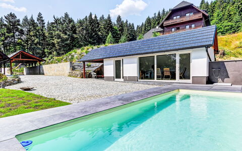 Zadov: Toit, Maison, Domicile, Chalet, Piscine, Pente, Ferme, Biens, Aménagement Paysager, Cour