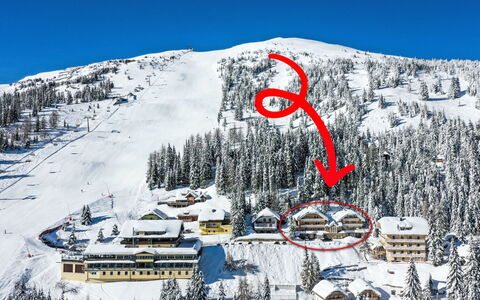 Sankt Michael im Lungau 100: Neige, L'Hiver, Paysage, Station De Montagne, Gelé, Géologique Phénomène, Terrain, Piste, Glacial Relief, Mélèze