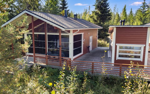 Tiirinniemi 27 a: Bois, Architecture, Maison, Chalet, Domicile, Porche, Siding, Porte, Cabane En Rondins, Batiments Jardin
