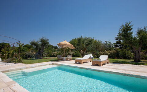 Trulli Valle D'Itria - Martina Franca: Piscine, Recours, Jardin, Aménagement Paysager, Ombre, Caractéristique De L'Eau, Biens, Loisir, Hacienda, Eco Hôtel
