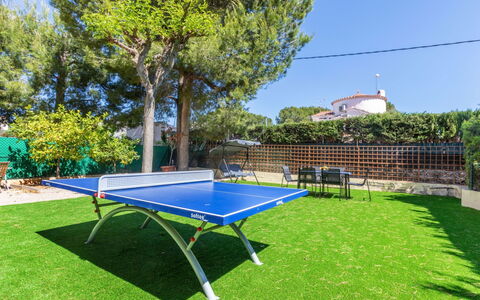 Urb Las Tres Calas: Ombre, Sport Raquette, Des Sports, Loisir, Jardin, Net, Piscine, Aménagement Paysager
