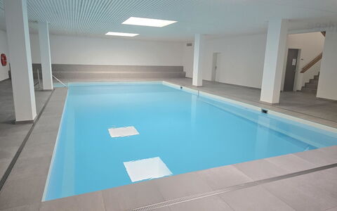 La Riva Mountain Apartment: Sol, Sol, Plafond, Piscine, Design Intérieur, Composite, Recours, Tuile, Daylighting