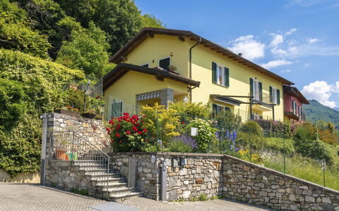 Libellula: Maison, Arbuste, Zone Résidentielle, Domicile, Chalet, Établissements Humains, Zone Rurale, Village, Balcon