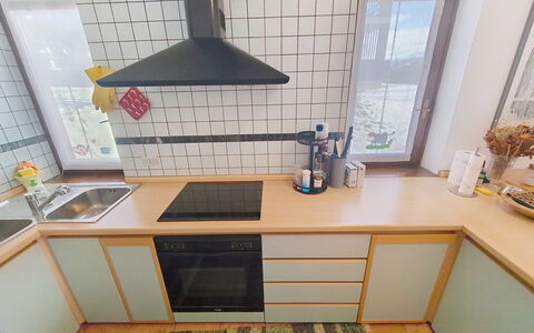 Casa Sofia: Cuisine, Bois, Sol, Design Intérieur, Appareil De Cuisine, Comptoir, Principaux Appliance, Cuisinière, Sol, Gaz Poele