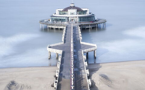 Sand Beach: L'Eau, Horizon, Jetée, Mer, Cotiers Et Relief Océaniques, Océan, Plage, Boardwalk, Côte