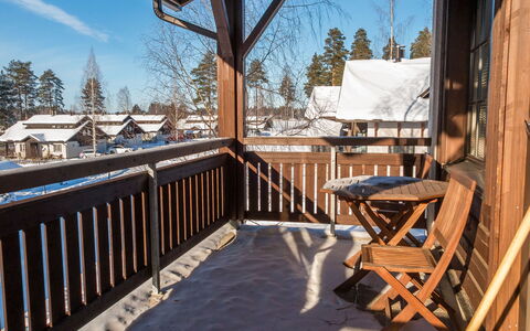 Point Vale 1 As 7: Bois, Chalet, Porche, L'Hiver, Gelé, Neige, Dur, Ombre, Siding, Plate-Forme
